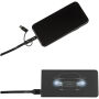 SCX.design P15 5000 mAh powerbank met oplichtend logo - Zwart