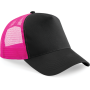 Snapback truckerpet Black / Fuchsia One Size
