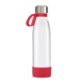 rood, zilver, transparant