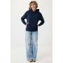 IQONIQ Yengo recycled katoen hoodie met steekzakken, donkerblauw (XXS)