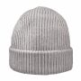 Luxury fine rib beanie
