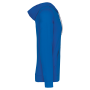 Licht katoenen sweatvest met capuchon Light Royal Blue L