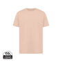 IQONIQ Kakadu relaxed gerecycled katoen t-shirt, peach nectar (S)