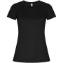 Imola sportshirt met korte mouwen voor dames - Zwart - XL