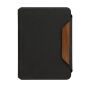 Teri AWARE™ RPET en walnoot A5-portfolio, zwart