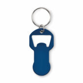 CLAVE - Alu sleutelhanger flesopener - Marineblauw