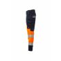 Working fluorescent orange/navy blue XXL