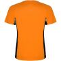 Shanghai sportshirt met korte mouwen voor kinderen - Fluor oranje/Zwart - 4