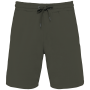 Ecologische herenshort French Terry Washed Organic Khaki 4XL