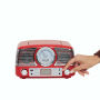 CD radio recorder DINER rood, zilver