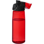 Capri 700 ml tritan sportfles - Transparant rood