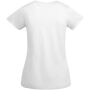 Breda biologisch katoenen dames T-shirt met korte mouwen - Wit - S