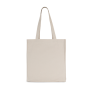 Totebag met bodem en ruimteplooi Natural One Size
