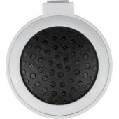 Opvouwbare gerecyclede ABS haarborstel met spiegel Eloi wit