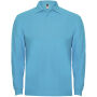 Estrella herenpolo met lange mouwen - Turquoise - 3XL
