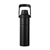 VINGA Baltimore Trek RCS recycled SS fles 600 ML, zwart