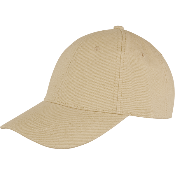 Memphis low-profile pet van geborsteld katoen Khaki Beige One Size Memphis low-profile pet van geborsteld katoen Khaki Beige One Size