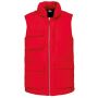 Gewatteerde bodywarmer red 5XL