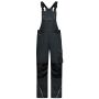 Workwear Pants with Bib - SOLID - carbon 28