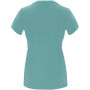 Capri damesshirt met korte mouwen - Dusty Blue - M