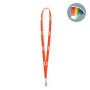 Ronde polyester lanyard