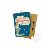 A6 kaart in kraft envelop