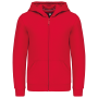 Kinder sweatvest met capuchon Red 6/8 jaar