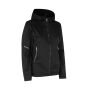Softshell jas | lichtgewicht | dames - Zwart, 2XS