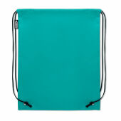 DAFFY RPET - RPET non-woven trekkoordtas - Turquoise