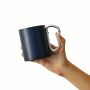 RVS beker DEEP VALLEY marineblauw