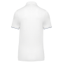 Contrasterende polo Day To Day korte mouwen White / Navy 3XL