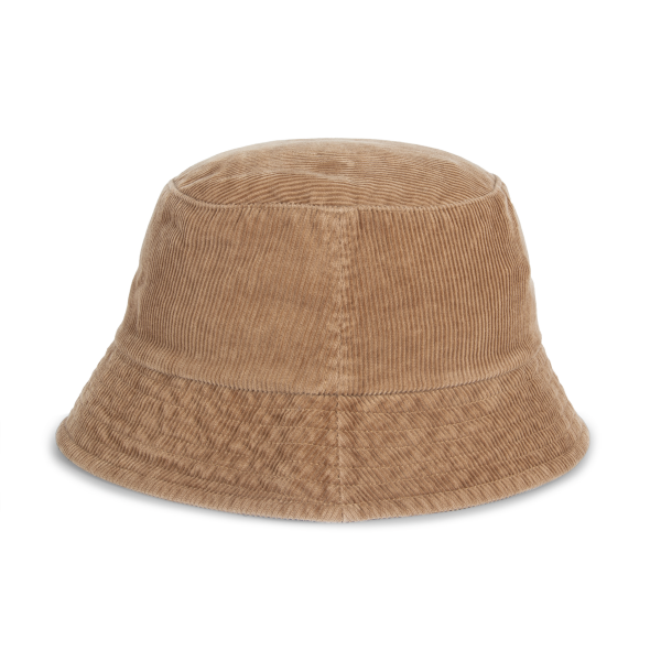 Ecologische uniseks ribfluwelen hoed Dark camel L/XL Ecologische uniseks ribfluwelen hoed Dark camel L/XL