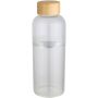 Mirage 650 ml enkelwandige fles van borosilicaatglas met bamboe deksel - Transparent Mirage 650 ml enkelwandige fles van borosilicaatglas met bamboe deksel - Transparent