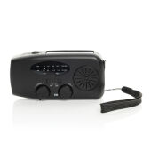 RescueWave noodradio van RCS gerecycled plastic, zwart