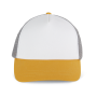 Truckerpet met 5 panelen van canvaskatoen - K-up Gold Label White / Amber Yellow / Frost Grey One Size