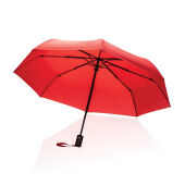 21" Impact AWARE™ RPET 190T auto open/dicht paraplu, rood