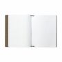 Recycled Leather Refillable Notebook A5 notitieboek - bruin