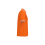 Herenpolo met korte mouwen en contrasterende bies Orange / White XL