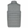 Men’s lightweight sleeveless down jacket marl silver L
