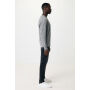 IQONIQ Etosha lichtgewicht gerecycled katoen sweater, light heather anthracite (XXXL)