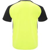 Bugatti unisex sportshirt met korte mouwen - Fluorgeel/Zwart - 2XL