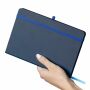 Gerecycled notitieboekje A5 Bloom blauw