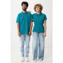 IQONIQ Yosemite gerecycled katoen pique polo, verdigris (L)