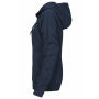 Printer Overhead Lady full zip hoody Navy 3XL