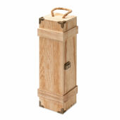 VINBOX + - Wijncadeaukist paulowniahout - Hout