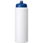 Baseline® Plus grip 750 ml sportfles met sportdeksel - Wit/Blauw Baseline® Plus grip 750 ml sportfles met sportdeksel - Wit/Blauw