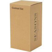 Gaudie gerecyclede roestvrijstalen cocktailshaker - IJsblauw