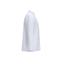 Ecologisch en ademend koksjasje met lange mouwen uniseks White XS