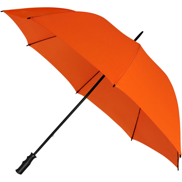 Golfparaplu Pauline | Handmatig | Ø125 cm | Kunststof handvat | Oranje Golfparaplu Pauline | Handmatig | Ø125 cm | Kunststof handvat | Oranje