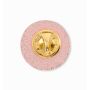 Ronde metalen reversspeld met doming